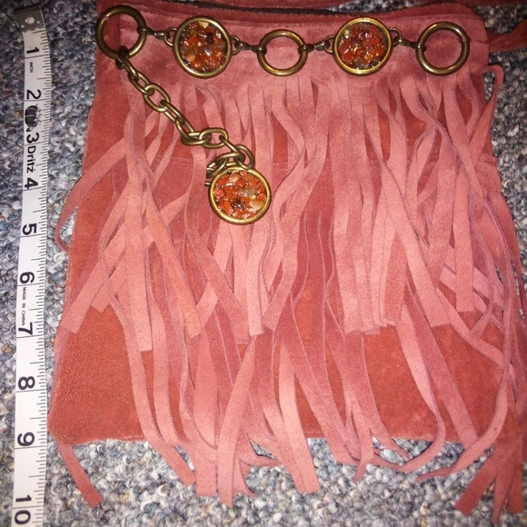 Cute Cloth Fringed Crossbody Purse Christmas - Picture 7 of 8